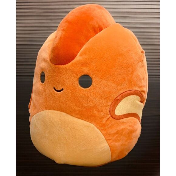 12" Squishmallows Nichelle The Orange Parasaurolophus Dinosaur Clean Laundered - Picture 1 of 12